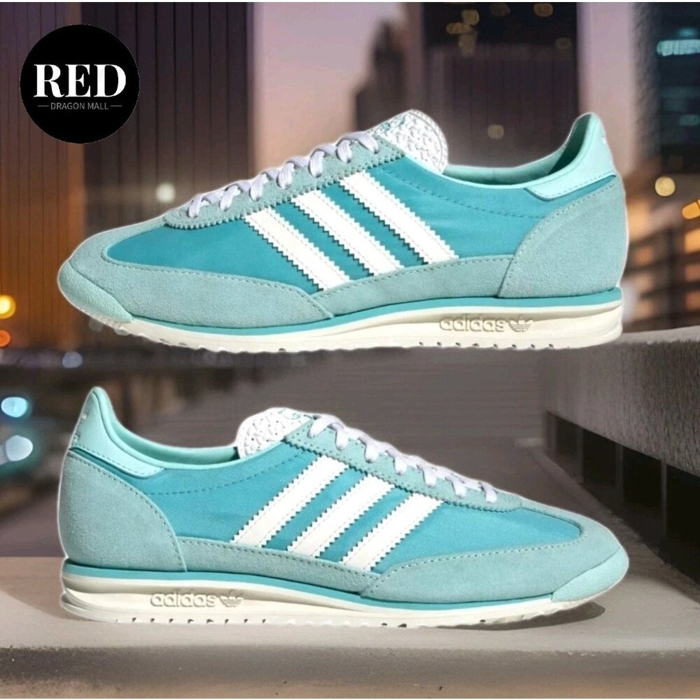 Adidas Originals Mint Aqua White SL 72 OG Shoes Sneakers JI0199 - Women's Sz 9.5